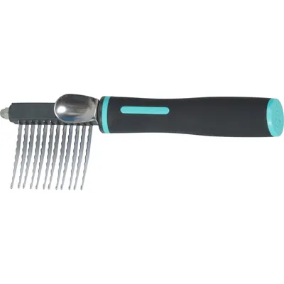 Peigne démêloir 19 cm, 12 lames pour chien.