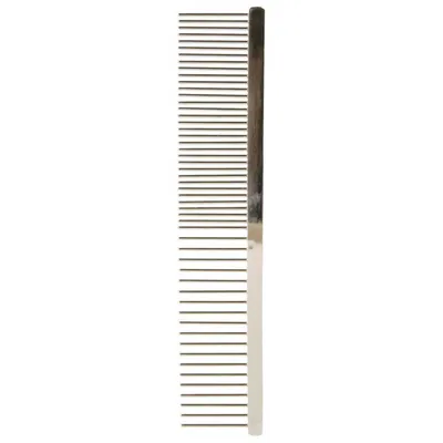 Peigne métal pour aérer et démêler, 16 cm, pour chat et chien