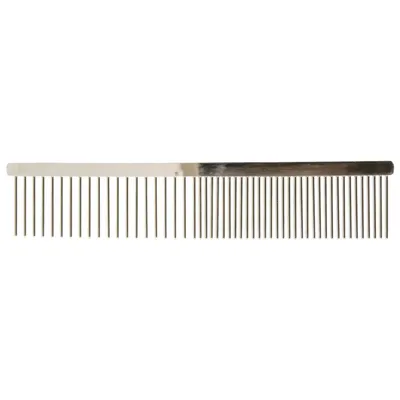 Peigne métal pour aérer et démêler, 16 cm, pour chat et chien