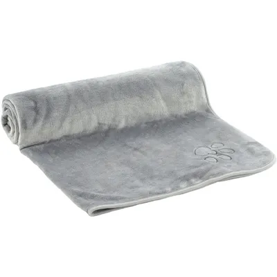 Couverture 150 x 100 cm pour chien couleur grise Couverture 150 x 100 cm pour chien couleur grise