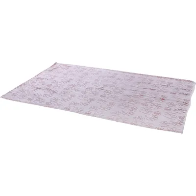 Couverture LALIA. Taille L, 100 x 150 cm, vieux rose