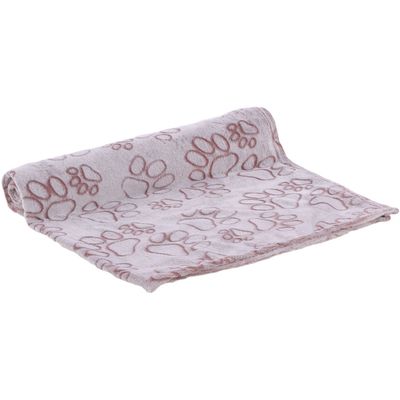 Couverture LALIA. Taille L, 100 x 150 cm, vieux rose