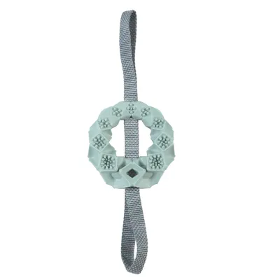 Jouet Cercle TPR cache friandises Kaki ø 12x 36 cm pour chien