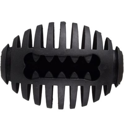 jeux balle avec emplacement a friandise pour chien, Noir 10 cm en caoutchou