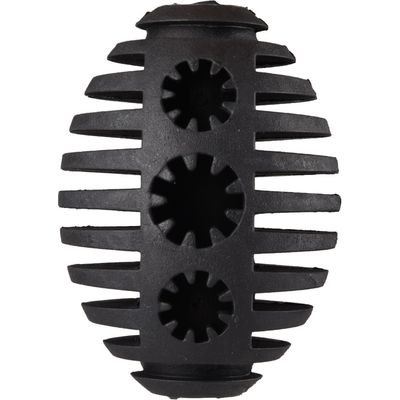 jeux balle avec emplacement a friandise pour chien, Noir 10 cm en caoutchou