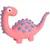 Flamingo - Jouet Dinosaure rose en latex hauteur 10 cm pour chien