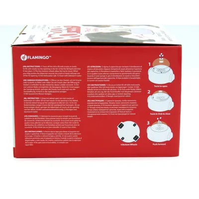 FLAMINGO Jouet escamotable pour chien 20x18 cm