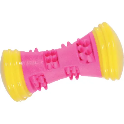 zolux - Jouet haltère Sunset 15 cm rose pour chien zolux - Jouet haltère Sunset 15 cm rose pour chien
