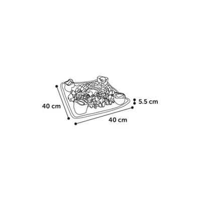jouet Couverture a renifler Joya S 40 x 40 x 5.5 cm pour chien