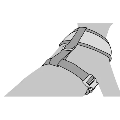 Flamingo - Harnais Small dog M, cou 35 cm corp réglable de 37 à 50 cm vert