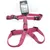 Flamingo - Harnais H Ziggi S/M  tour de cou 35 -50 cm 15 MM  cerise po