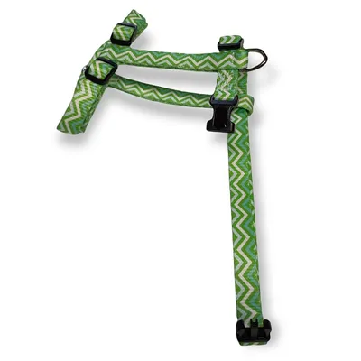 animallparadise - Harnais S PUPPY PIXIE vert 13 mm. 27 à 42 cm pour chiots