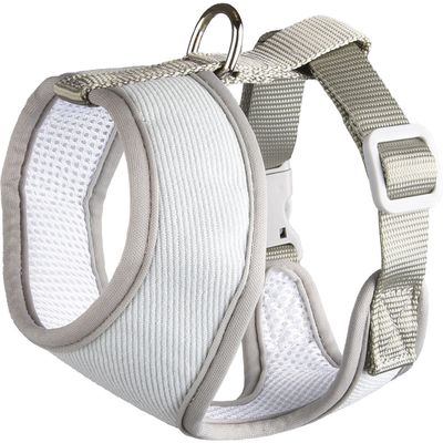Harnais Small dog S cou 24 cm corps réglable de 32 à 44 cm vert pour chien.