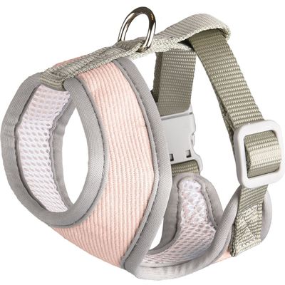 Harnais Small dog XS cou 20 cm corps réglable de 28 à 41 cm rose pour chien