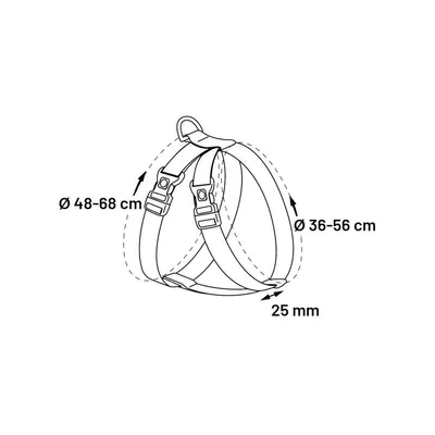 Harnais Voiture Taille M Réglable pour Chien