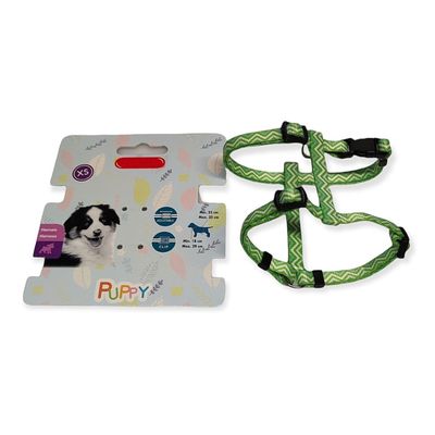 Harnais vert PUPPY PIXIE xs 8 mm 18 à 29 cm pour chiots