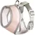 Harnais Small dog S cou 24 cm corps réglable de 32 à 44 cm rose pour chien