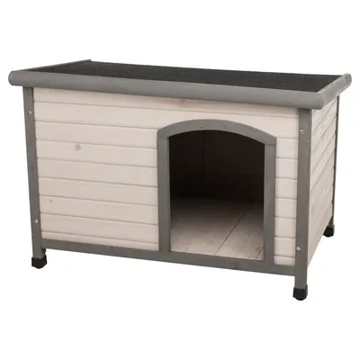 animallparadise - Niche Classic toit plat M-L: 104 x 72 x 68 cm, grise pour animallparadise - Niche Classic toit plat M-L: 104 x 72 x 68 cm, grise pour