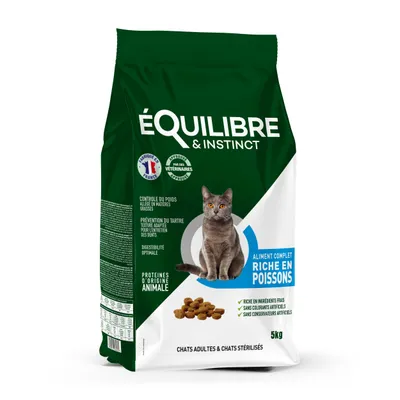 Equilibre & Instinct - Croquettes au Poisson pour Chat Stérilisé Equilibre & Instinct - Croquettes au Poisson pour Chat Stérilisé