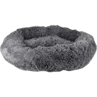 Coussin KREMS rond ø 70 cm gris anti stress pour chiens Coussin KREMS rond ø 70 cm gris anti stress pour chiens