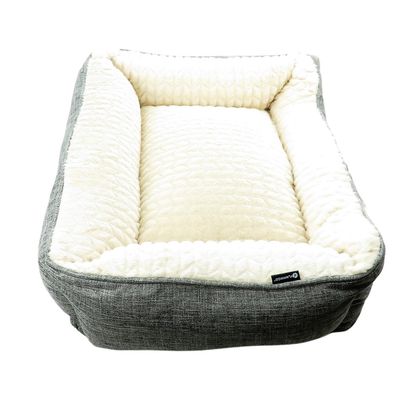 Panier Zupo rectangle gris 50 x 70 cm, pour chien