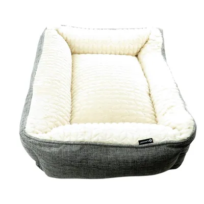 Panier Zupo rectangle gris 50 x 70 cm, pour chien
