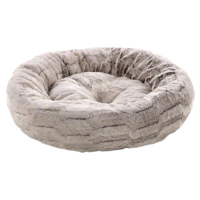Flamingo - Coussin rond élégance gris ø 50 cm pour petit chien