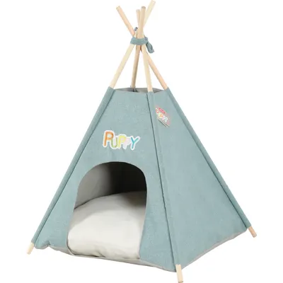 Tipi PUPPY 50 x 50 cm x hauteur 70 cm pour chiot ou chat.