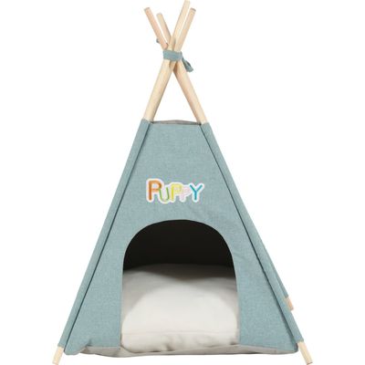 Tipi PUPPY 50 x 50 cm x hauteur 70 cm pour chiot ou chat.