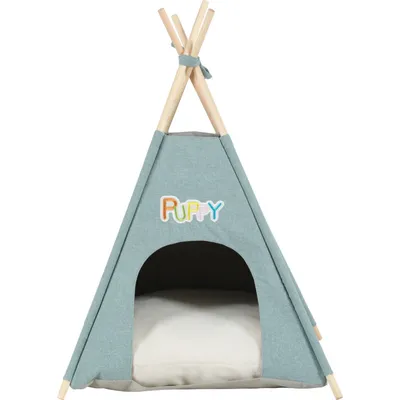 Tipi PUPPY 50 x 50 cm x hauteur 70 cm pour chiot ou chat.