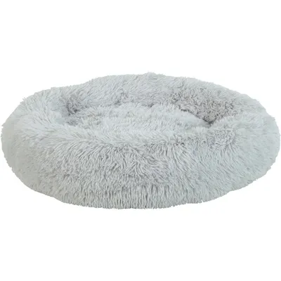 Coussin Noé ø 70 cm gris a poils longs pour petits chiens ou chats