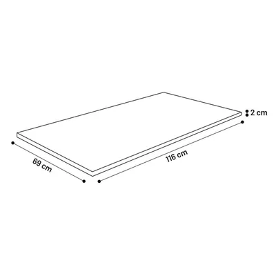 Coussin rectangle gris alisha, 116 x 69 x 2 cm, chien Coussin rectangle gris alisha, 116 x 69 x 2 cm, chien
