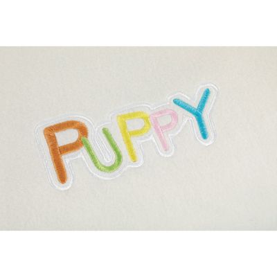 Coussin PEARL PUPPY déhoussable taille 60 x 45 x hauteur 17 cm pour chiot.