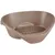 Panier aspect rotin 60 x 44 x 21 cm H gamme Nido couleur taupe pour chien Panier aspect rotin 60 x 44 x 21 cm H gamme Nido couleur taupe pour chien