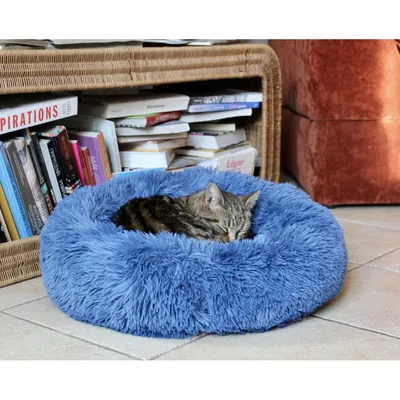 Coussin Noé ø 60 cm a poils longs pour petits chiens ou chats. Coussin Noé ø 60 cm a poils longs pour petits chiens ou chats.