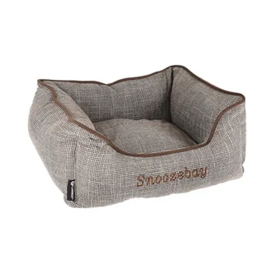Flamingo - Panier Snoozebay rectangulaire brun 50 x 40 x 18 cm - CHIEN