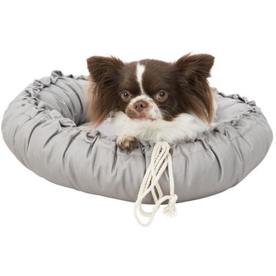 animallparadise - Lit & coussin Felia taupe ø 50 cm pour petit chien