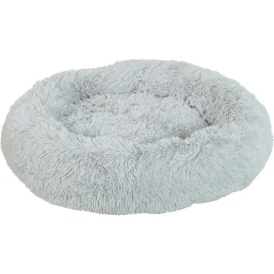 Coussin Noé ø 80 cm gris a poils longs pour chiens Coussin Noé ø 80 cm gris a poils longs pour chiens