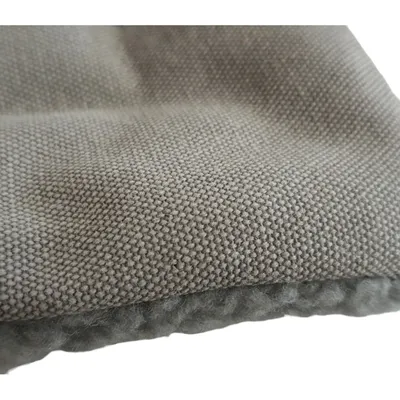 Coussin rectangle gris alisha, 70.5 x 41.5 x 2 cm, chien