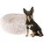Flamingo - Coussin KREMS rond ø 70 cm anti stress couleur blanc pour chiens