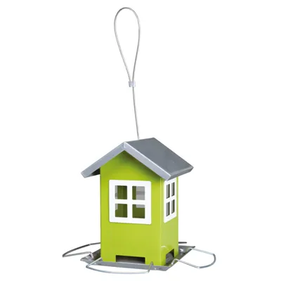 animallparadise - Mangeoire maisonnette verte, à suspendre hauteur: 19 cm , animallparadise - Mangeoire maisonnette verte, à suspendre hauteur: 19 cm ,