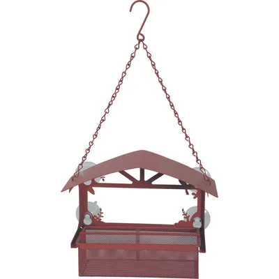 Mangeoire à graines pour fenêtre avec toit, , pour oiseaux