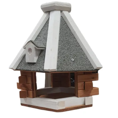 Mangeoire chalet à suspendre ø 36 cm pour oiseaux