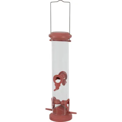 Mangeoire silo à graines,  terra, hauteur 44 cm pour oiseaux