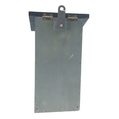 Flamingo - Mangeoire silo Womba maison grise 25 cm pour oiseaux