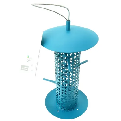 Colonne à arachides Jado turquoise ø 14 x 26.5 cm, pour oiseaux