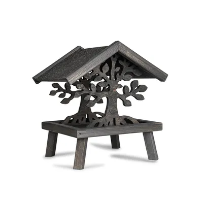 Mangeoire en bois pour oiseaux, MAGIC, Taille: 30 X 30 X 28 cm.
