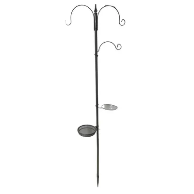 Mangeoire station sur pied hauteur total 189 cm pour oiseaux