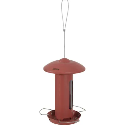 Mangeoire solo métal  terra H total 44 cm pour oiseaux