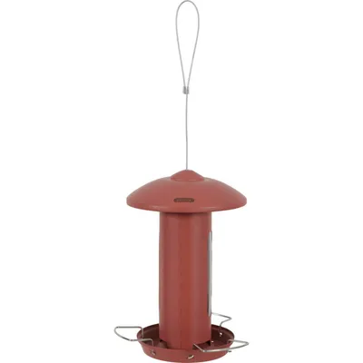 Mangeoire solo métal  terra H total 44 cm pour oiseaux